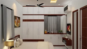3BHK Flat Bedroom Design in Kankarbagh Patna