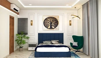 3BHK Bedroom Design in Danapur Patna