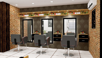 Salon Interior Decoration Company in Kankarbagh