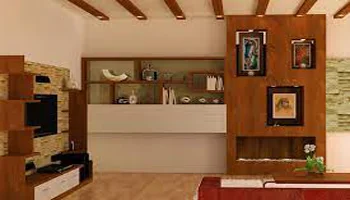 Bedroom With TV Unit Design in SK Puri Boring Road Patna